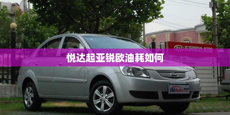 悦达起亚锐欧油耗如何 悦达起亚锐欧油耗如何