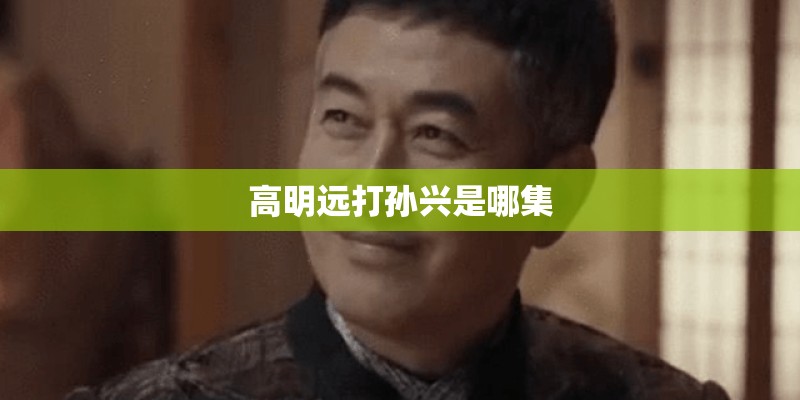 高明远打孙兴是哪集