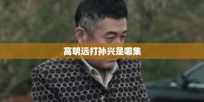 高明远打孙兴是哪集
