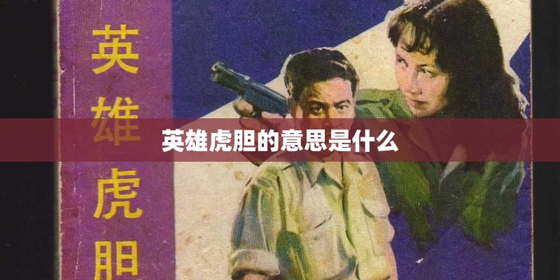 英雄虎胆的意思是什么