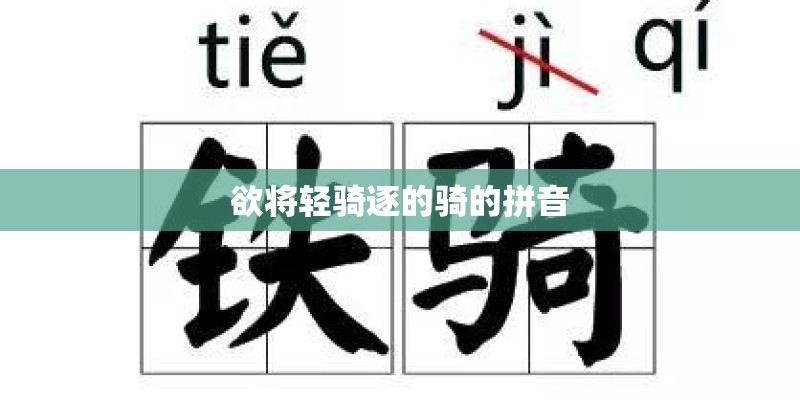 欲将轻骑逐的骑的拼音