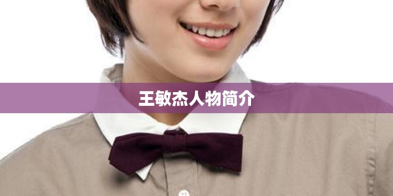 王敏杰人物简介