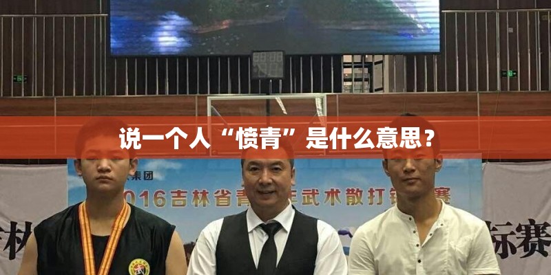 说一个人“愤青”是什么意思? 说一个人“愤青”是什么意思?