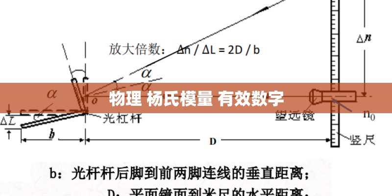 物理 杨氏模量 有效数字