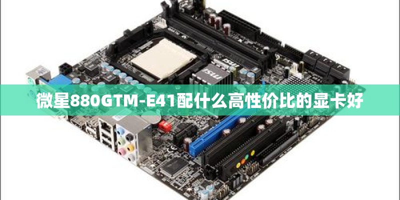 微星880GTM-E41配什么高性价比的显卡好