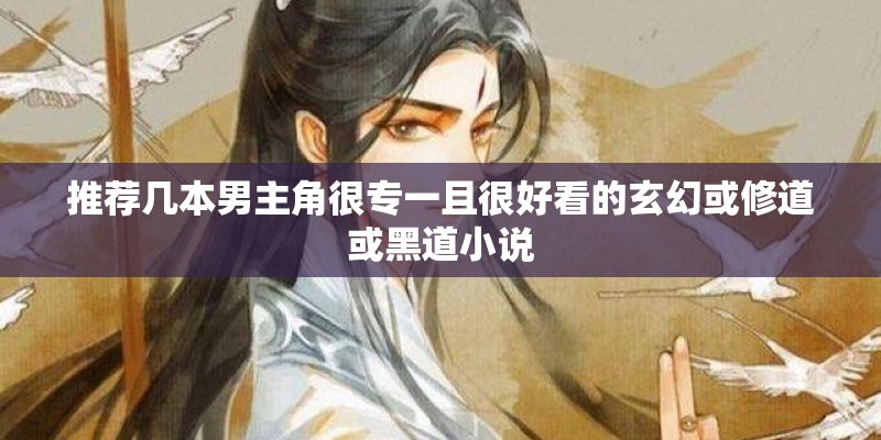 推荐几本男主角很专一且很好看的玄幻或修道或黑道小说