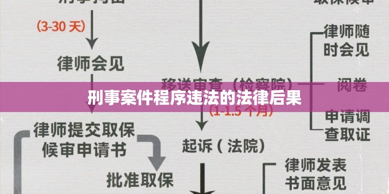 刑事案件程序违法的法律后果 刑事案件程序违法的法律后果