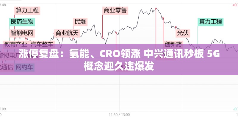 涨停复盘：氢能、CRO领涨 中兴通讯秒板 5G概念迎久违爆发