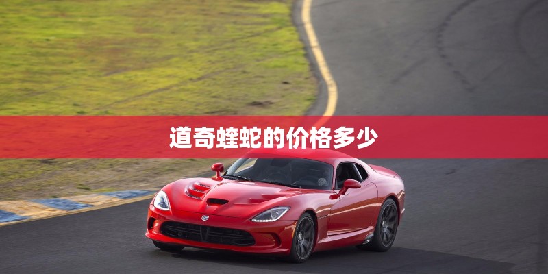 道奇蝰蛇的价格多少