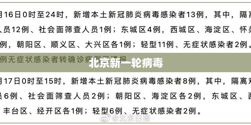 北京新一轮病毒