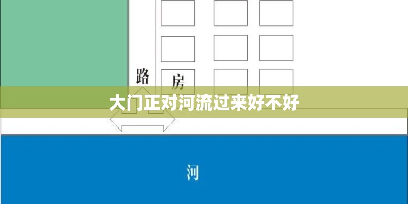 大门正对河流过来好不好