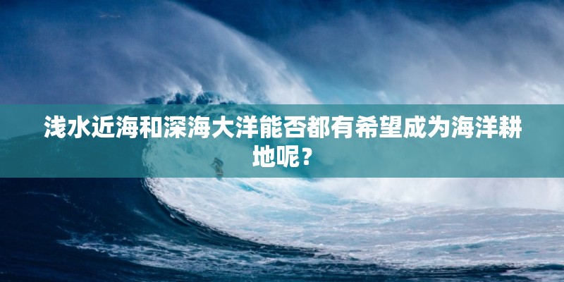 浅水近海和深海大洋能否都有希望成为海洋耕地呢？